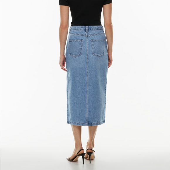 NWT - Babaton Prosper Jean Skirt - Picture 5 of 8